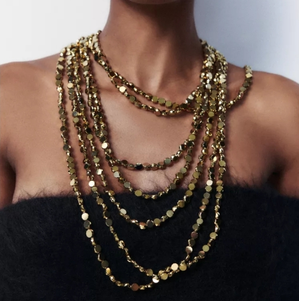 ZARA Multi-Strand Necklace - Picture 2 of 16